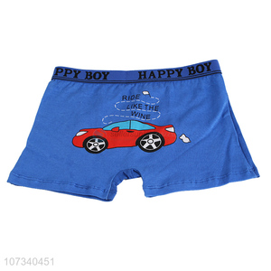 Best Sale Cartoon Car Pattern Boys Boxer Shorts