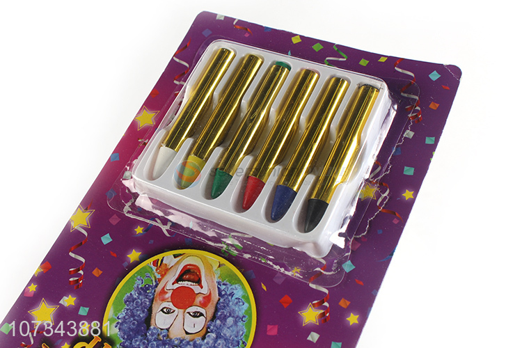 Reasonable Price Washable Face Paint Crayons Set Non Toxic 6 Colors Face And Body Paint