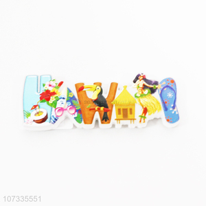 Hot selling Hawaii style resin fridge magnet resin souvenir