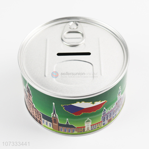 Good Quality Tin Can Shape Money Box