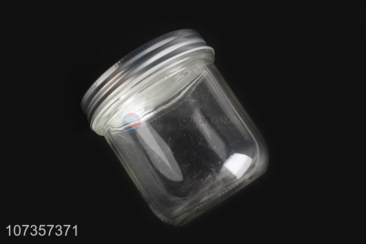 Wholesale popular clear mini airtight jam honey glass jar food container