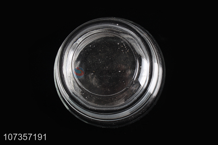 Good market clear glass sugar jar glass storage jar