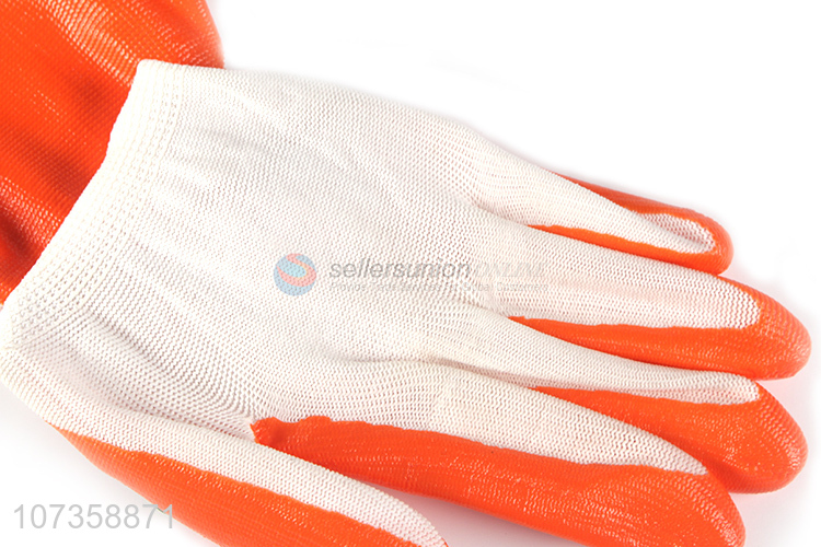 Superior quality nylon safety gloves garden work protective gloves