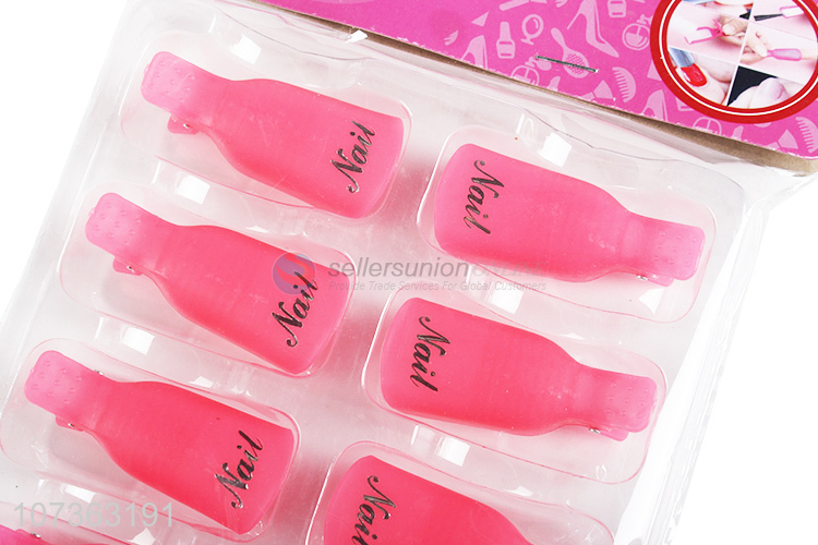 Best Price Reusable Nail Art Soak Off Clips Caps Finger Gel Nail Polish Remover Wrap Tool