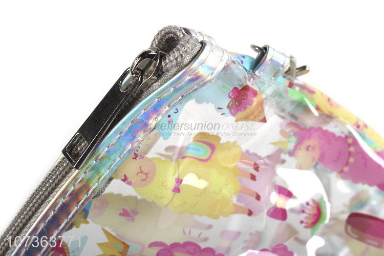 Suitable Price Waterproof Zipper Clear Cosmetic Bag Makeup Pouch