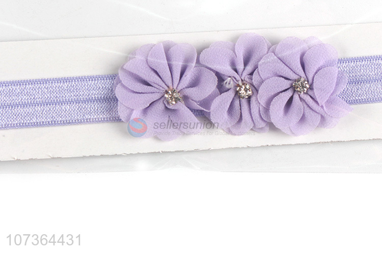 New Hair Accessories Chiffon Flower Toddler Girl Hairbands Baby Headband