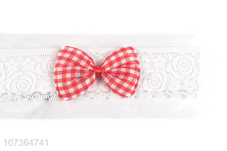 Wholesale Fashion Headwear Sweet Bowknot Hairbands Baby Girls Headbands