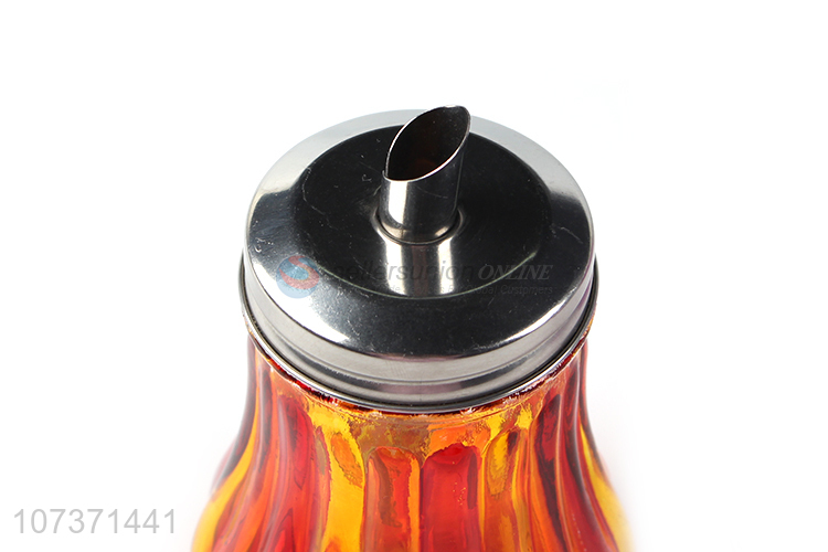 Custom Sugar Shaker Dispenser Pouring Spout Glass Storage Jar