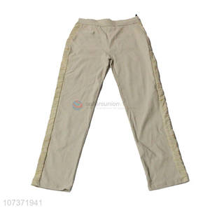 Fashion Design Gauze Slacks Breathable Casual Pants