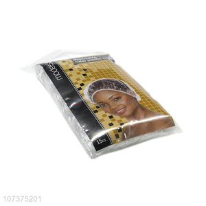 Wholesale cheap clear disposable waterproof pp <em>shower</em> <em>cap</em> for women