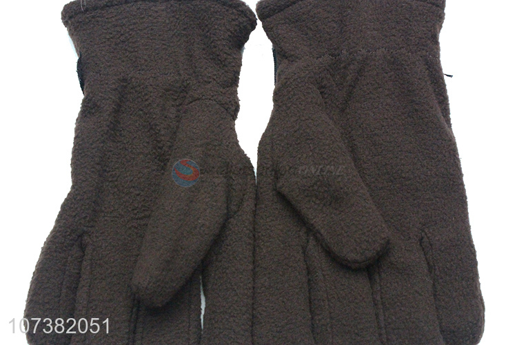 High Quality Men Winter Warm Soft Comfortable Polar Fleece Gloves