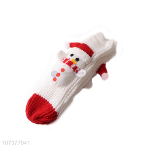 Most popular women winter indoor socks 3D Christmas floor socks