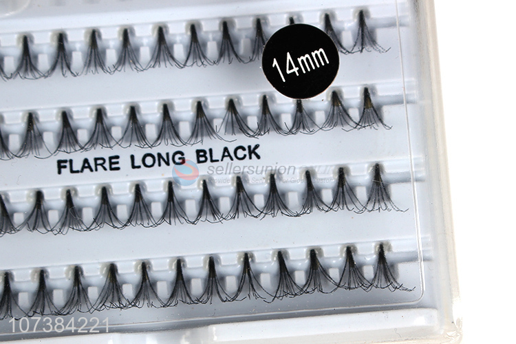 Lowest Price Flare Long Black False Eyelashes Natural Realistic Eyelashes