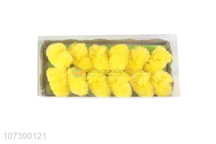 Factory Wholesale Lovely Mini Easter Decoration Yellow Chick