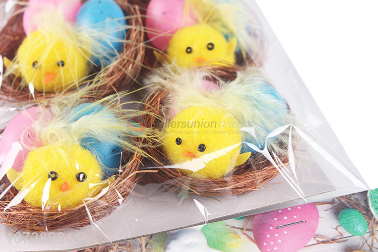 Hot Sale Personalized Easter Eggs Decoration With Nest