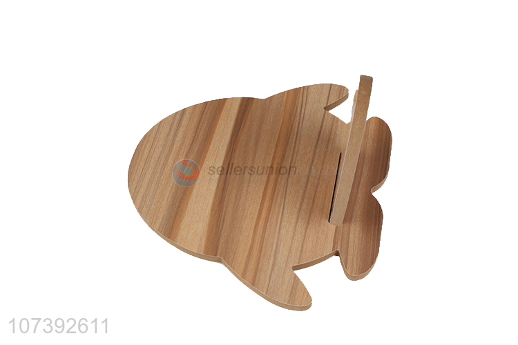 Premium Quality Cute Penguin Design Single Sided Wood Table Mirror