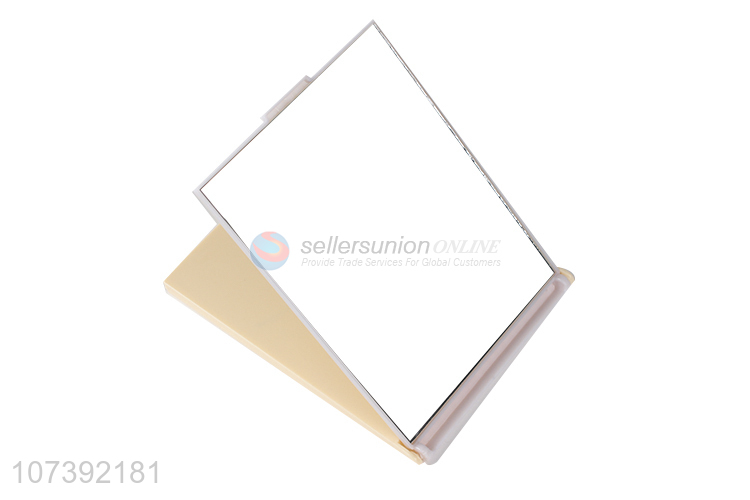 Promotional Price Rectangle Folding Single Side Compact Mirror