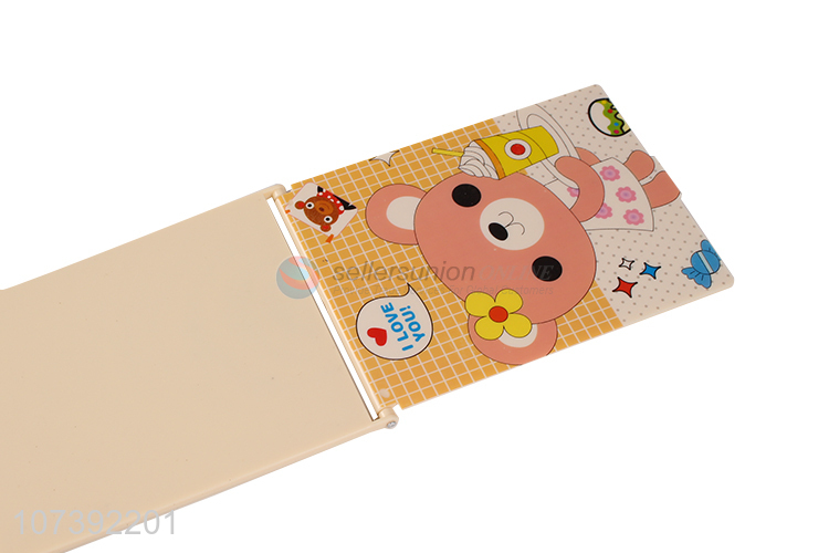 Wholesale Cute Cartoon Pattern Rectangle Folding Small Plastic Mirror