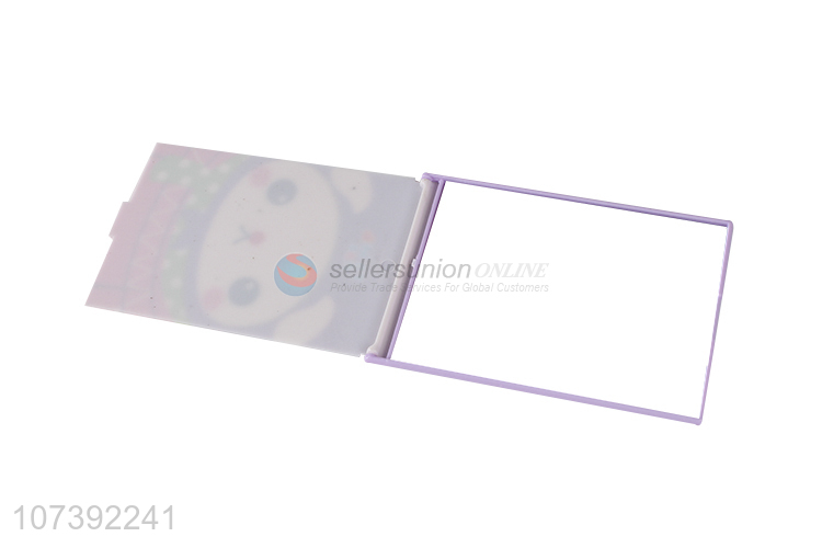 Custom Portable Rectangle Folding Plastic Pocket Mirror