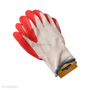 Low price wear resistant dipped safety gloves labor gloves