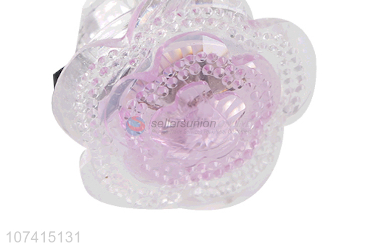 Top Selling Party Favors Novelty Flower Shape Plastic Led Flash Ring