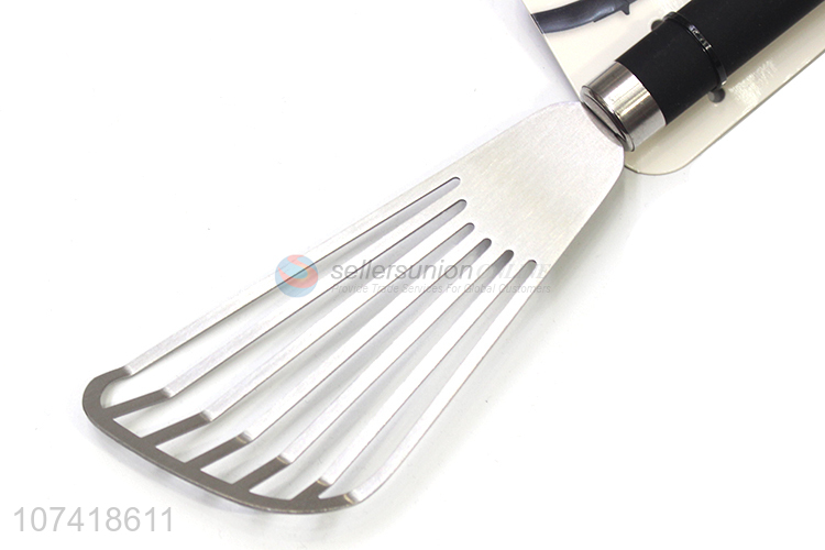 Custom Steak Cheese Fish Frying Slotted Turner Spatula