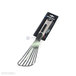 Custom Kitchen Frying Spatula Stainless Steel Slotted Turner