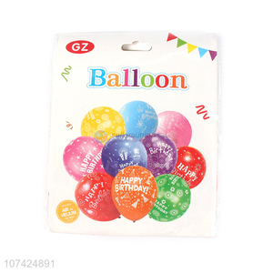 Popular products round latex balloons for birthday party decoration