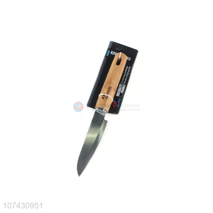 Competitive Price Bamboo Handle Stainless Steel Fruit Knife