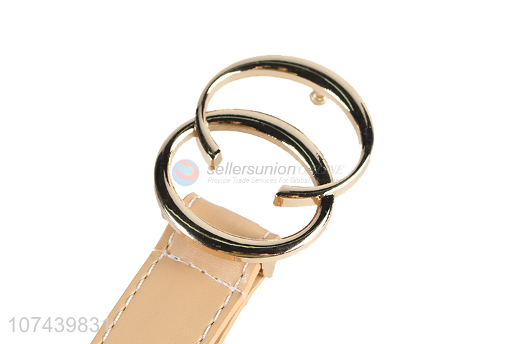 Latest design trendy women pu belt elegant ladies belt