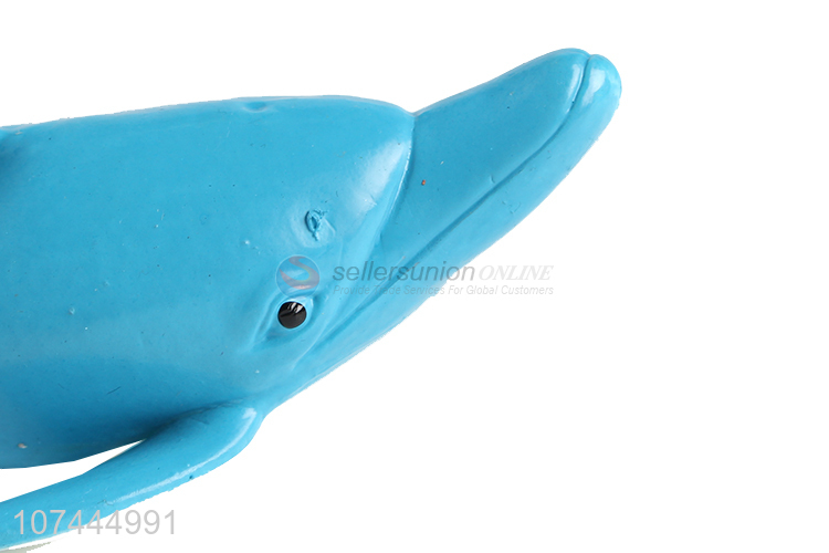 High quality plastic dolphin model toy cartoon animal toys