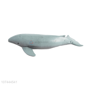 Hot sale realistic animal model toy tpr shark toy