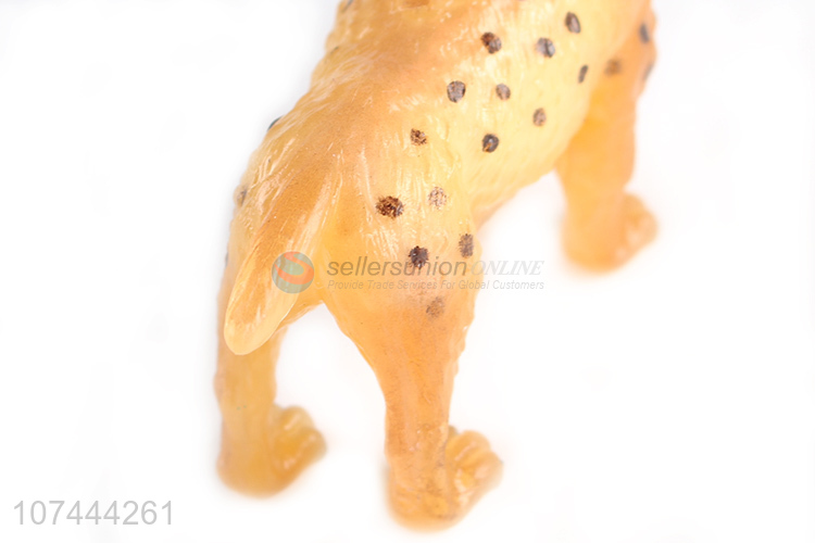 Reasonable price realistic animal model toy tpr machairodus toy