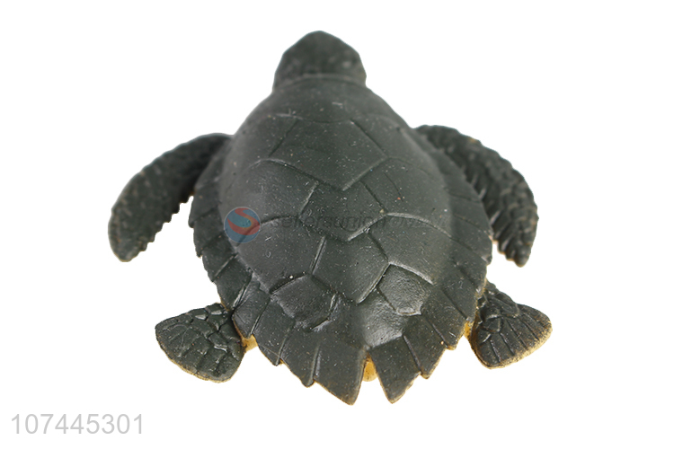 Factory price realistic animal model toy tpr tortoise toy