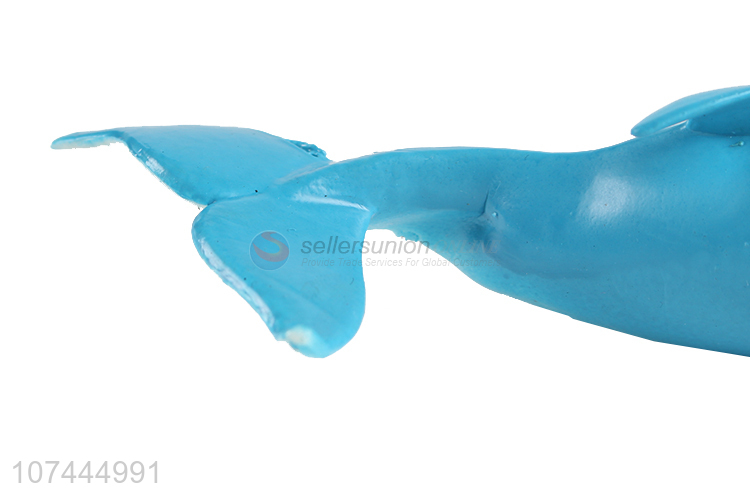 High quality plastic dolphin model toy cartoon animal toys