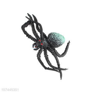 Factory direct sale simulation spider model rubber animal toy