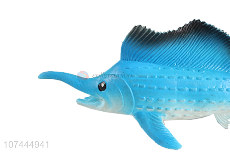 Wholesale cheap realistic animal model toy tpr dorado toy