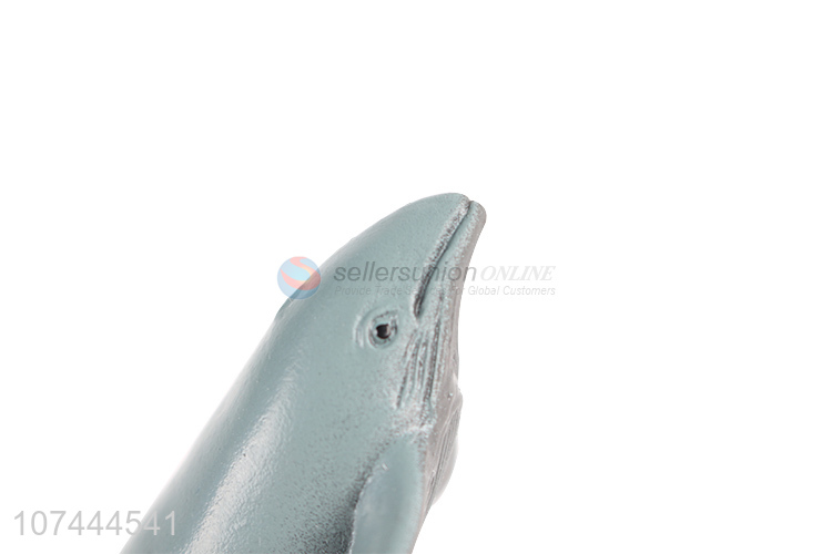 Hot sale realistic animal model toy tpr shark toy