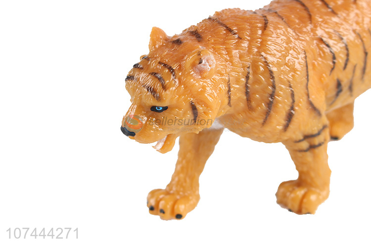 High quality plastic tiger model toy cartoon animal toys