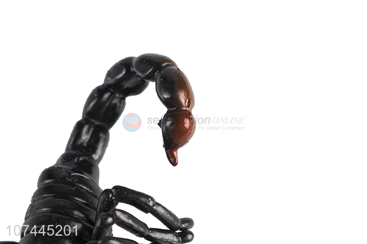 Factory wholesale simulation animal model soft squishy scorpion toy