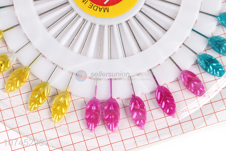 Custom Leaf Shape Head Sewing Straight Pins