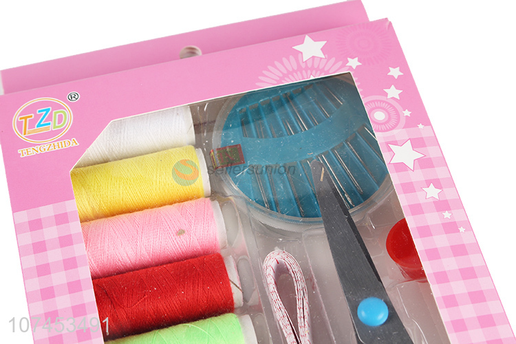 Good Quality Sewing Thread,Scissors,Measure Tape,Needle,Thimble Sewing Kit