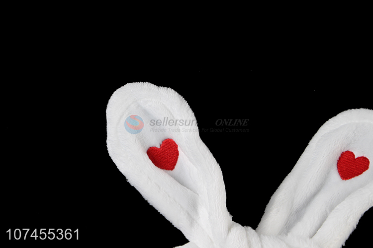 Good Sale Love Heart Long Rabbit Ear Headband