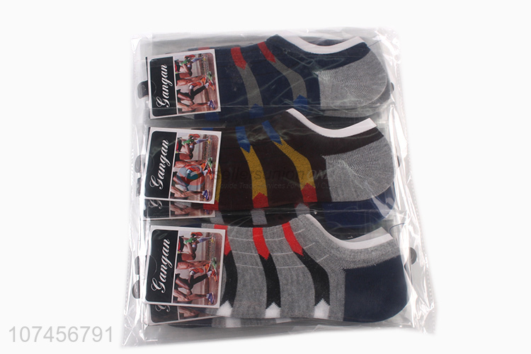 Recent design anti-slip socks men's no show socks