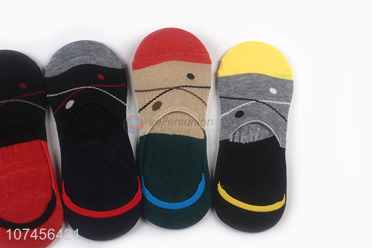 Good quality anti-slip socks men's no show socks