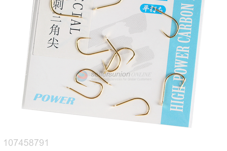 Factory wholesale high power carbon steel fishing hooks