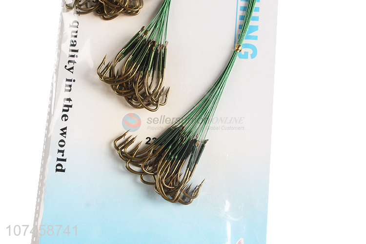 High sales steel wire leader hook rig fishing leader wire rigs with swivels