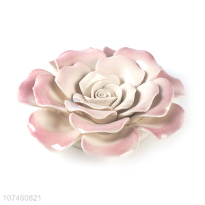 Hot Selling Elegant Ceramic Flowers Fashion Crafts Ornaments