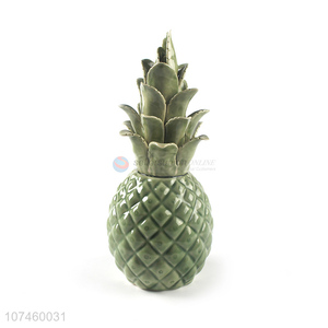 New Style Ceramic Pineapple Decorative Crafts Modern Gift