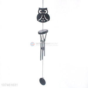 Good market garden ornaments laser-cut owl iron wind chimes